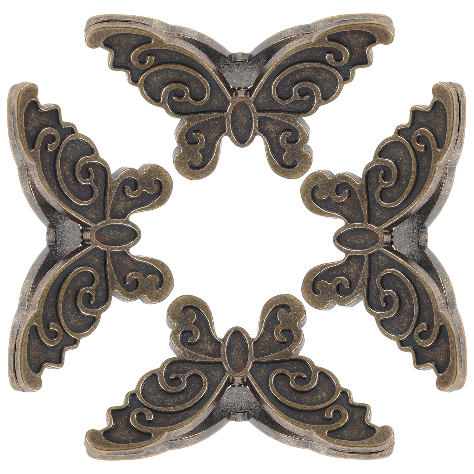 Operitacx 16pezzi Clip Decorative Forma Di Farfalla Per Ufficio Scuola e Progetti Fai Te Fermacarte Eleganti e Resistente Per Documenti e Fatture Antico