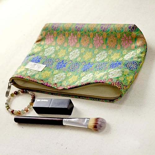 Miniatura 6 de HAPPYHEIDI Bolsa de maquillaje para mujer, bolsa de cosméticos, bolsa de maquillaje, organizador de bolso, lindo grande.., marrón (SX2 Magic Brown),