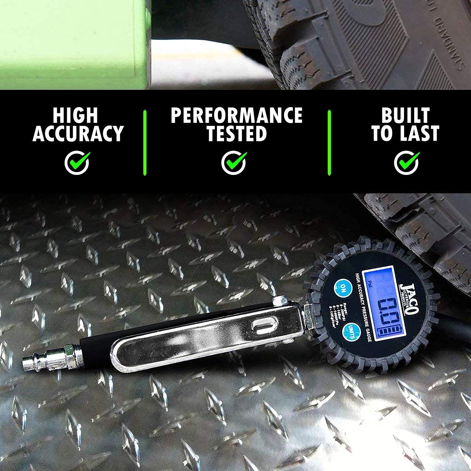 Amazing 🔥 JACO FlowPro 2.0 Digital Tire Inflator with Pressure Gauge - 200 PSI 🔥 Cashback up to 70% JACO FlowPro 2.0 Digital Tire Inflator with Pressure Gauge - 200 PSI