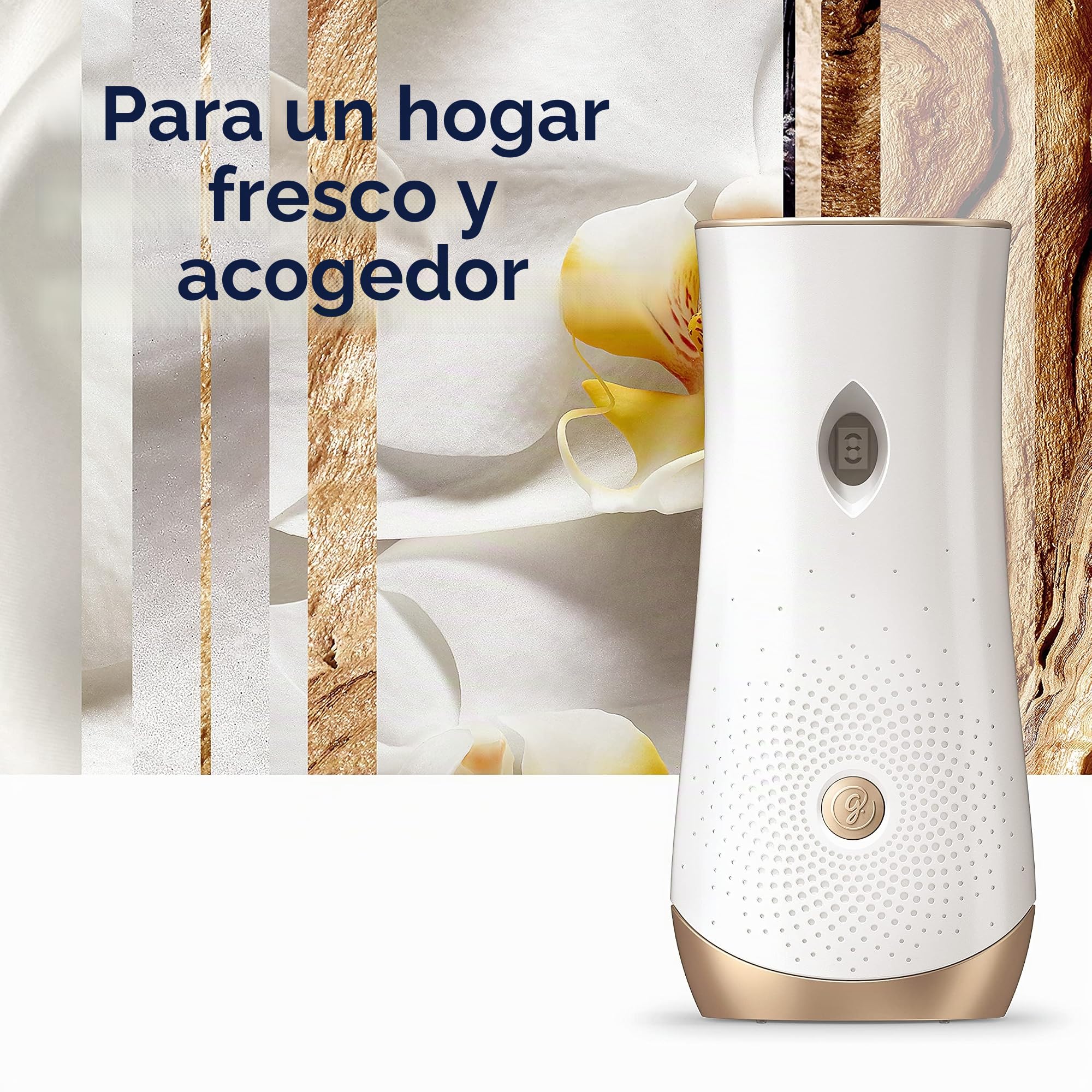 Glade Brise - Recambio de spray automático para ambientador (aroma de vainilla Blossom, 4 unidades de 269 ml)