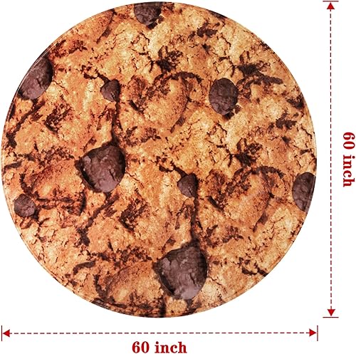 Miniatura 60 de mermaker Cobija de doble cara con estampado de tortilla para burritos Beige