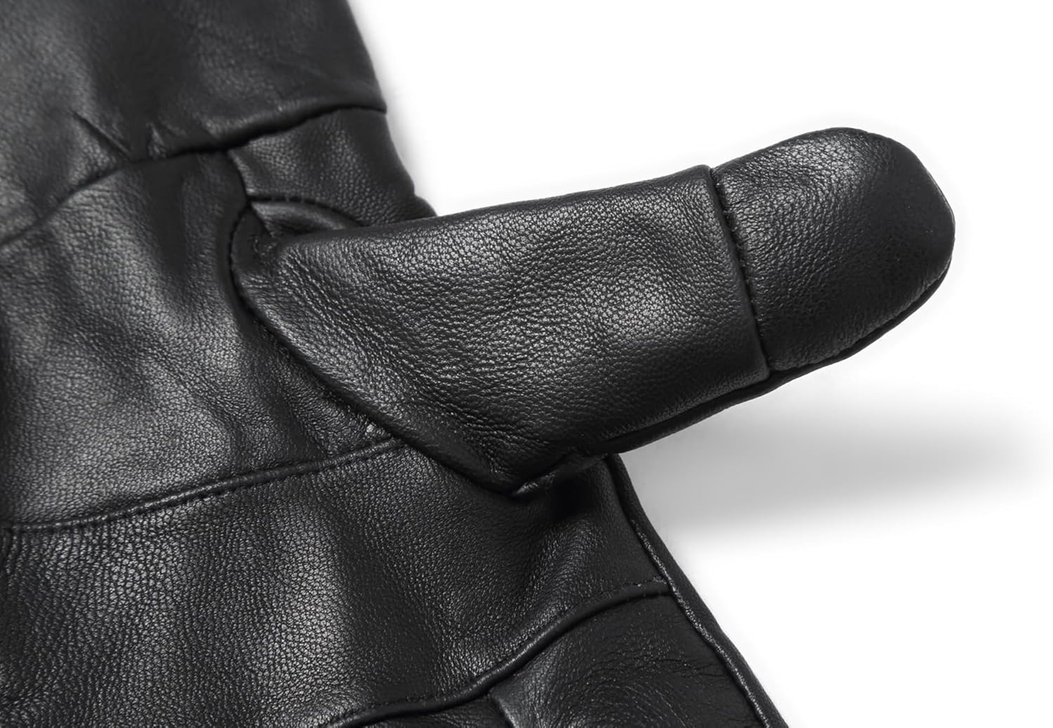 REED Men's Genuine Leather Warm Lined Driving Gloves - Touchscreen Texting Compatible - Image 7