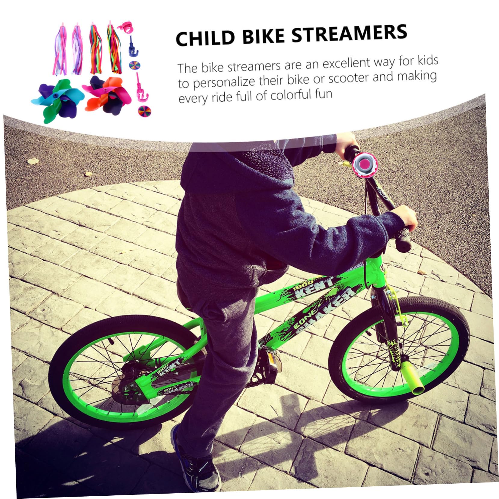 UPKOCH Fahrradklingel für Windmühlen und Quasten für Sicheres Radfahren Kreative Designs für und Spaß Beim Fahren