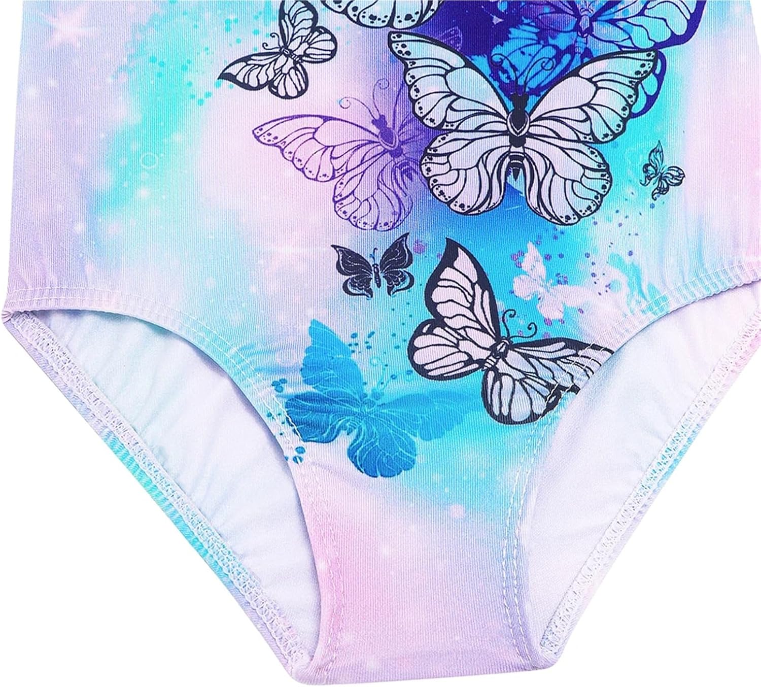 Gymnastics Leotards Girls Gymnastics Leotards Unitard Clothes Cute Tumbling Dance Outfit With Matching Shorts(140cm)