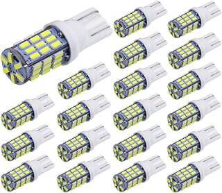 AOICANKI 20pcs Super Bright RV Trailer T10 921 194 42-SMD 12V Car Backup Reverse LED Lights Bulbs Light Width Lamp Xenon White