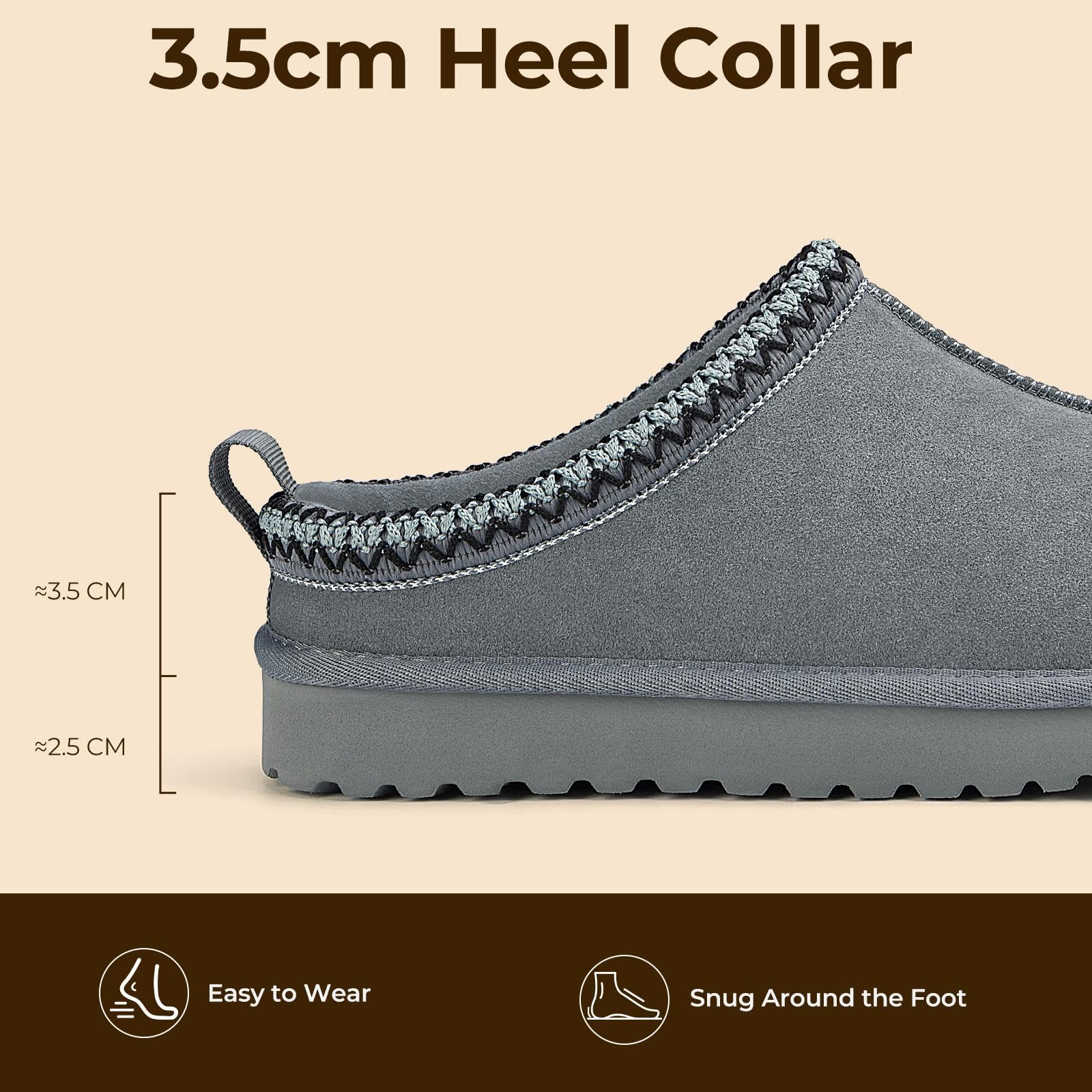 Mishansha Pantofole Donna Invernali Pelose Chiuse Ciabatte 36-43 EU