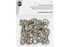 Dritz Swivel Hooks & D Rings for Bags and Totes