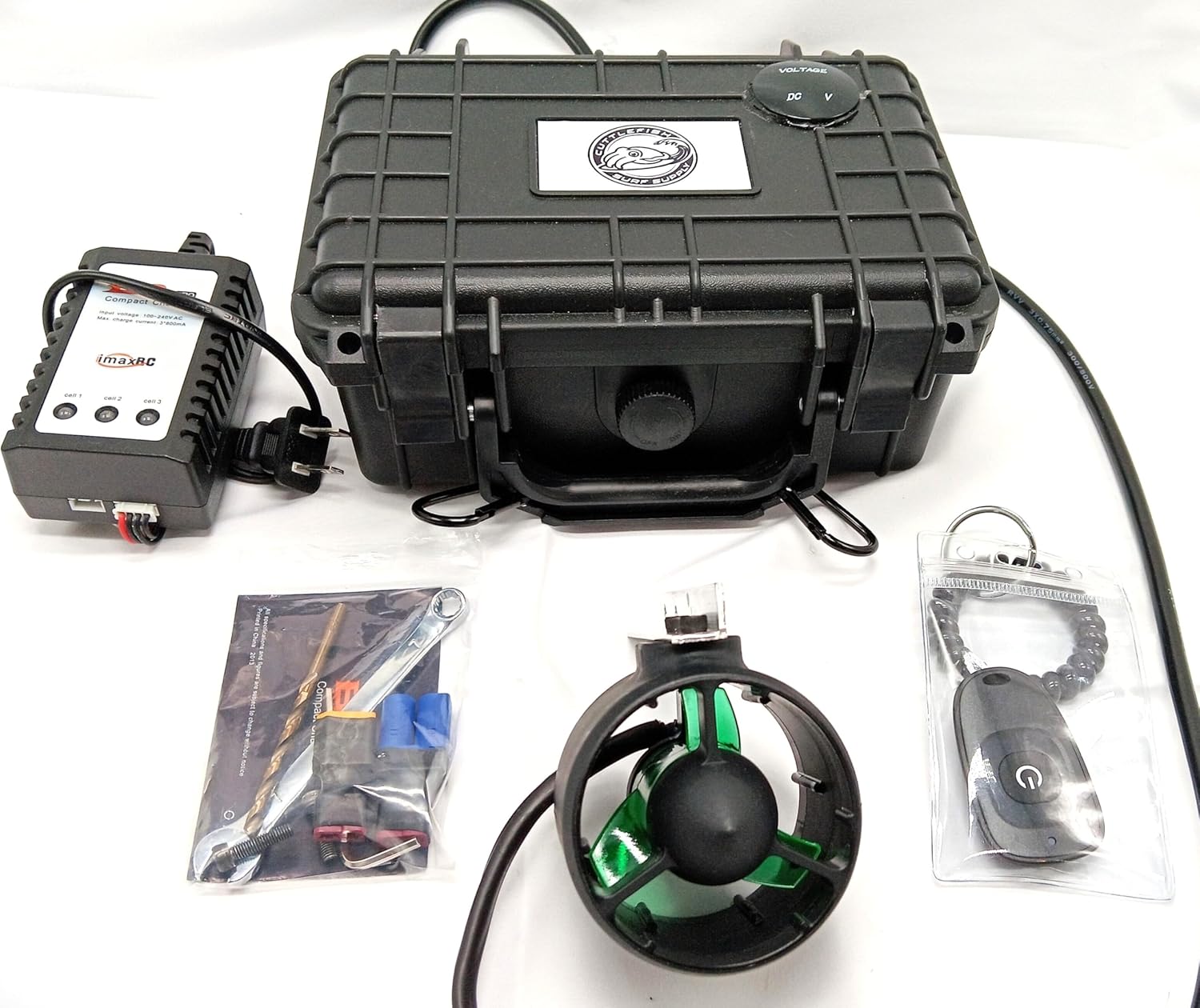 CuttleJet Mini - Stand Up Paddle Board Motor Electric Fin Kit with Battery Box