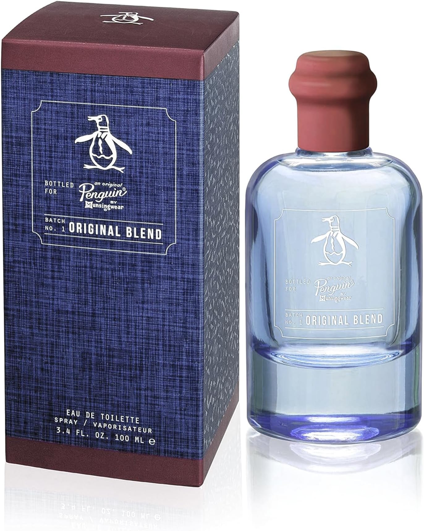 Original Penguin Original Blend, 3.4 fl oz Eau de Toilette | Mens Cologne, Long Lasting Perfume, EDT, Fragrance with Notes of Bergamot, Lime & Musk