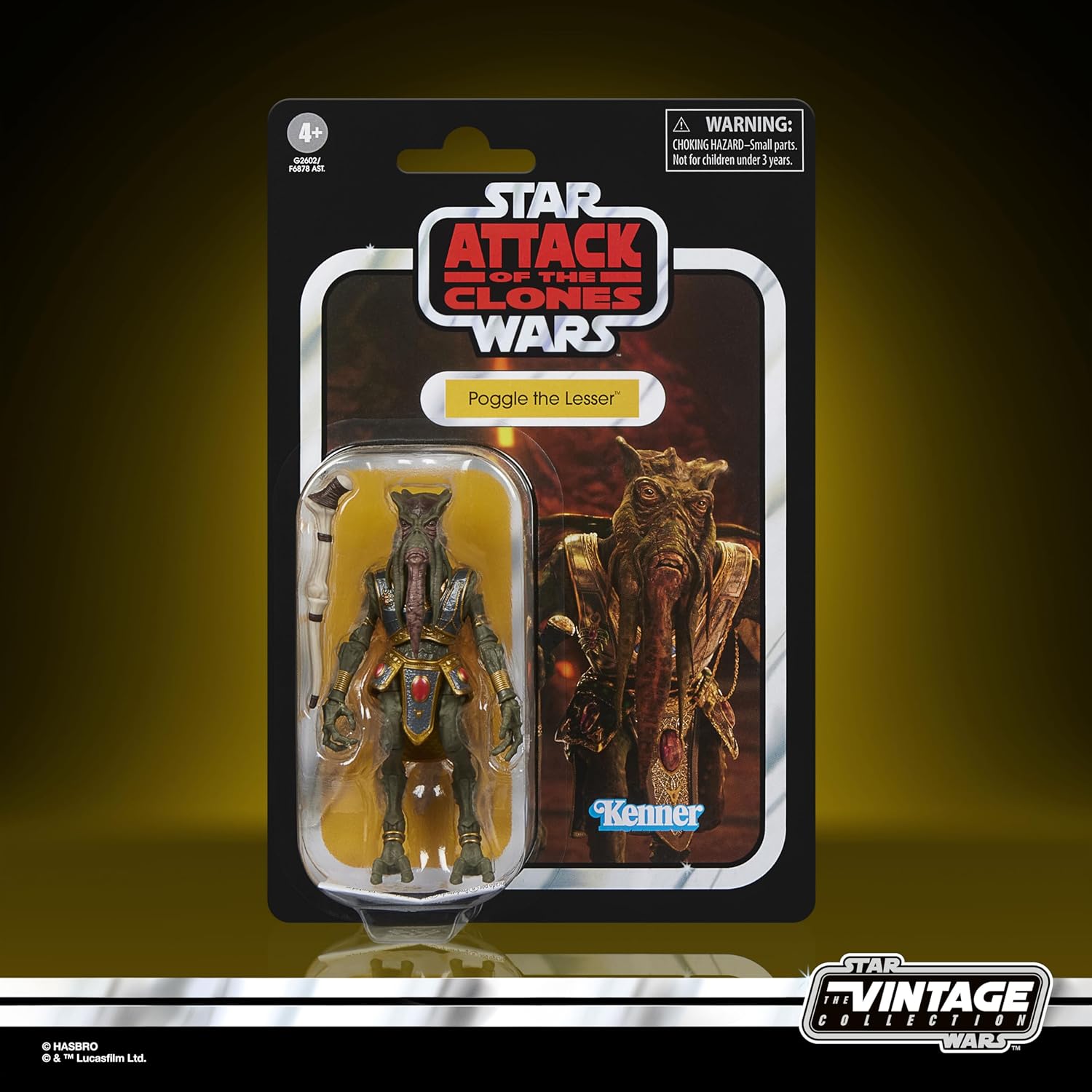 STAR WARS The Vintage Collection Poggle the Lesser, Attack of the Clones Premium 3.75 Inch Collectible Action Figure