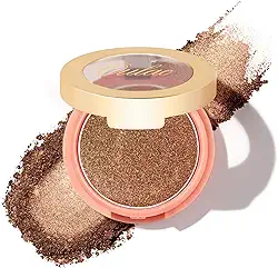 Oulac Blush Bronze Brilhante Em Pó 2 1 | Com Textura Cremosa Acabamento Bronzeador Altamente Pigmentado E Fácil De Aplicar/Espalhar, Vegano Cruelty-Free 4,8G F04 Goddess