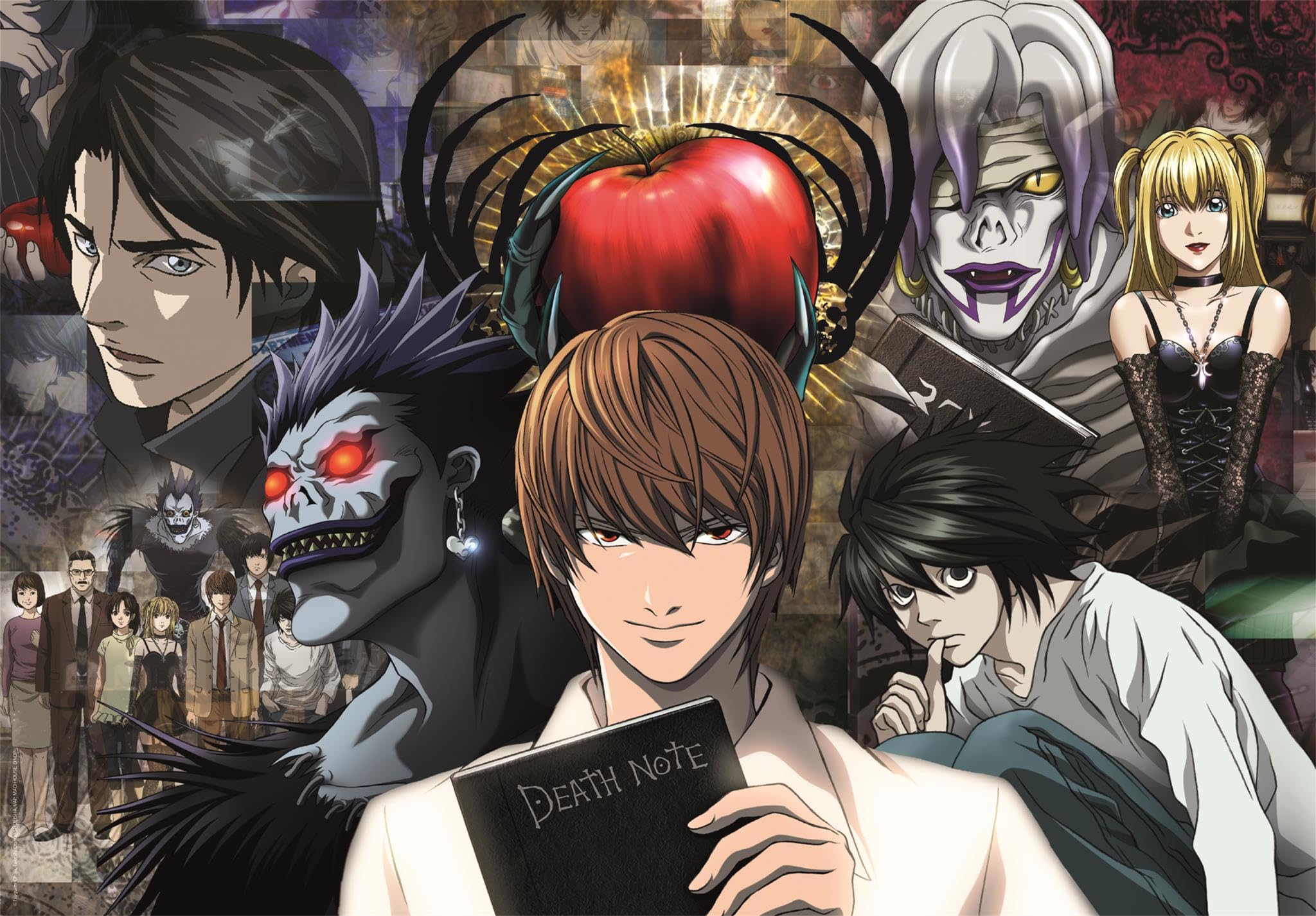 Amazon.com: CLEMENTONI, PZL 500 CUBE ANIME DEATH NOTE - 1, 35608