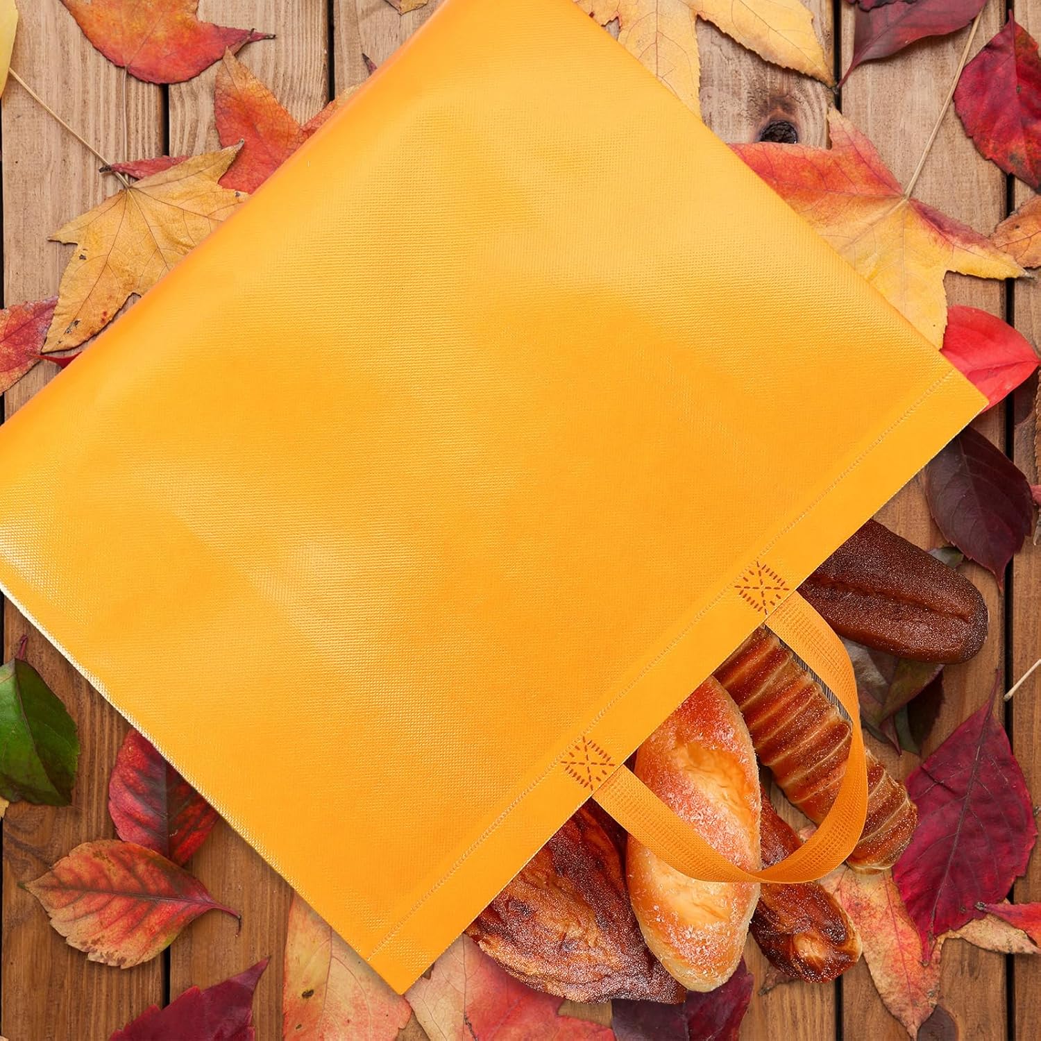 Colarr 24 Pcs Large Thanksgiving Non Woven Tote Bags Thanksgiving Party Favor Bags - Image 4