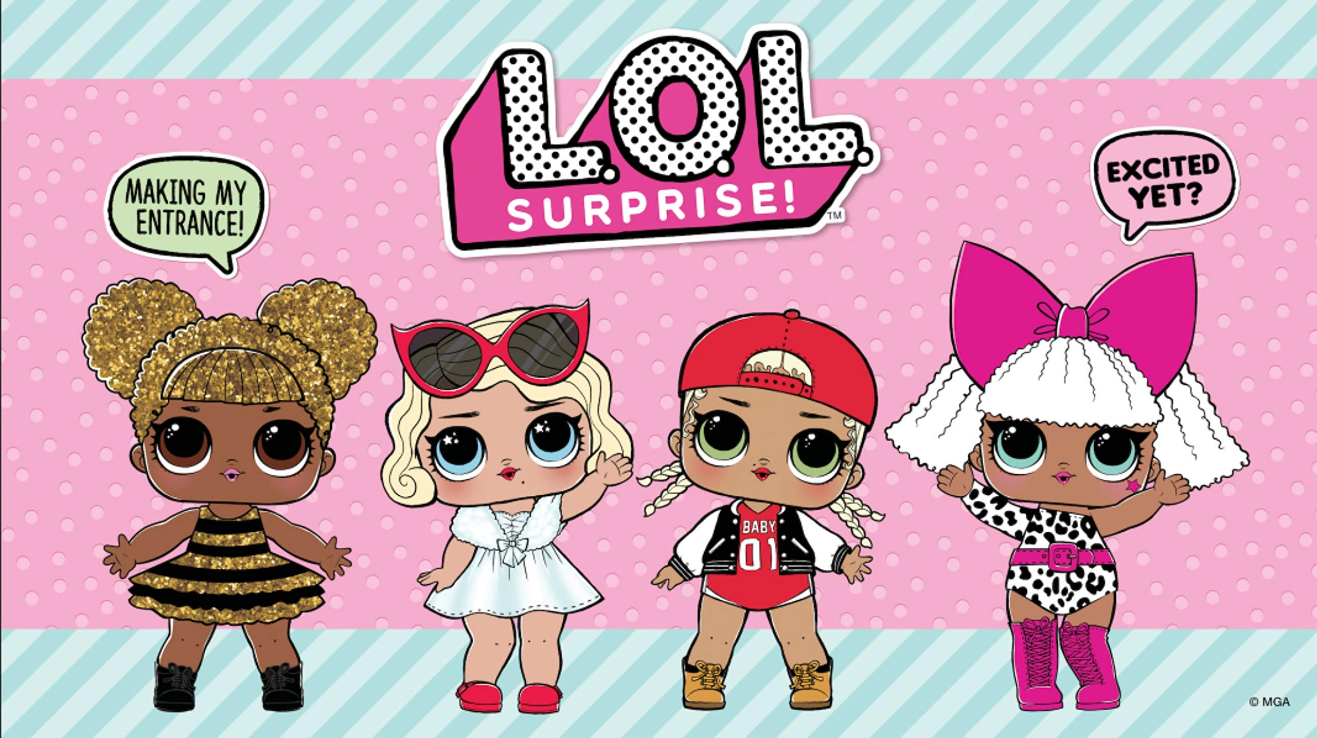 Buy LOL Surprise Doll Birthday Party Backdrop Background Photography