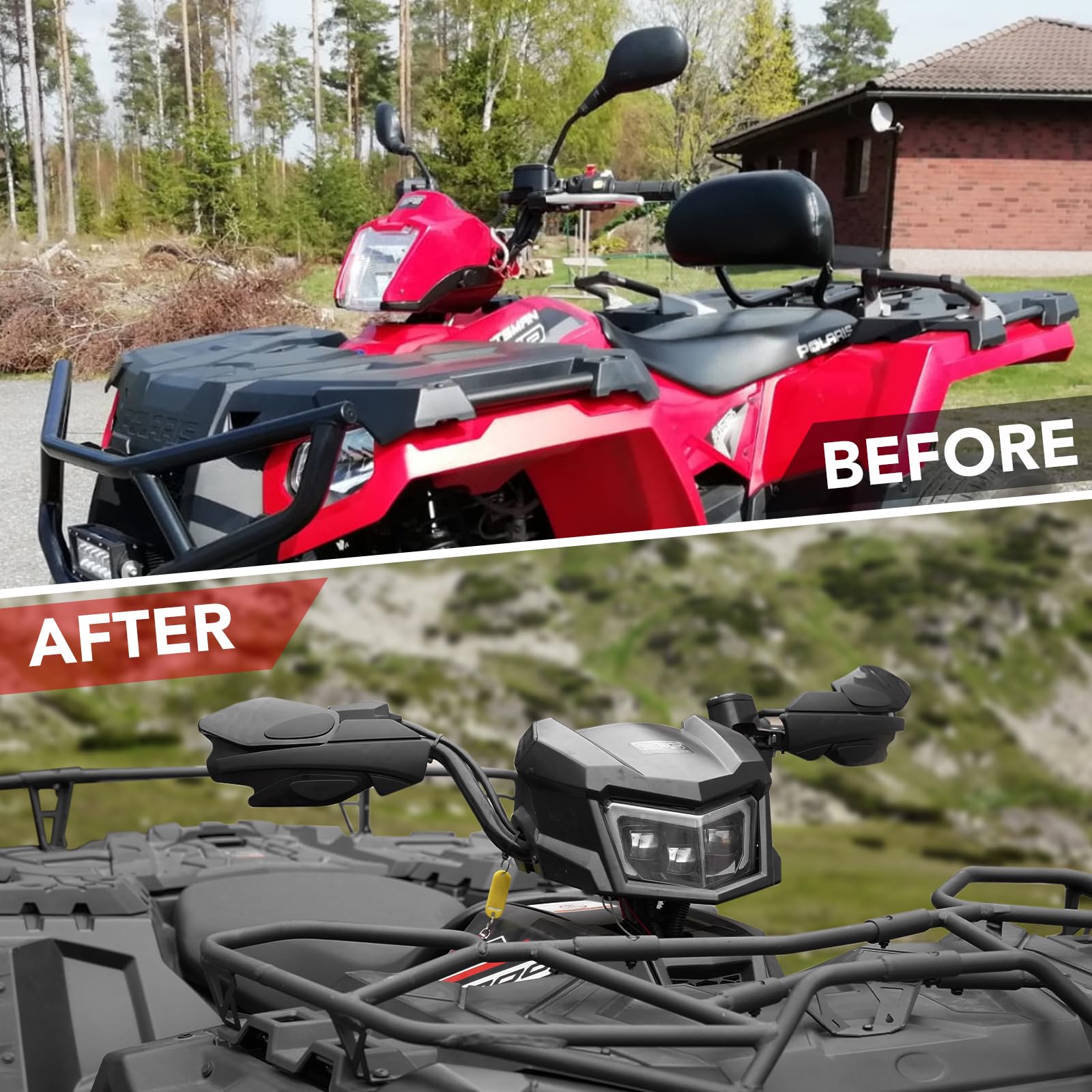 Trail Protection Accessories Polaris Trail Boot Guards Front Pair - CV  Joint Protection For Sportsman ATV 570 Polaris Boot Guards, image size:1600x1600