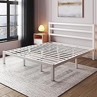 Vista 3 de King Size Bed Frame, Heavy Duty Platform Bed Frame with Strong Metal Foundation,Under Bed Storage,Mattress Foundation,No Box Spring Required,Easy
