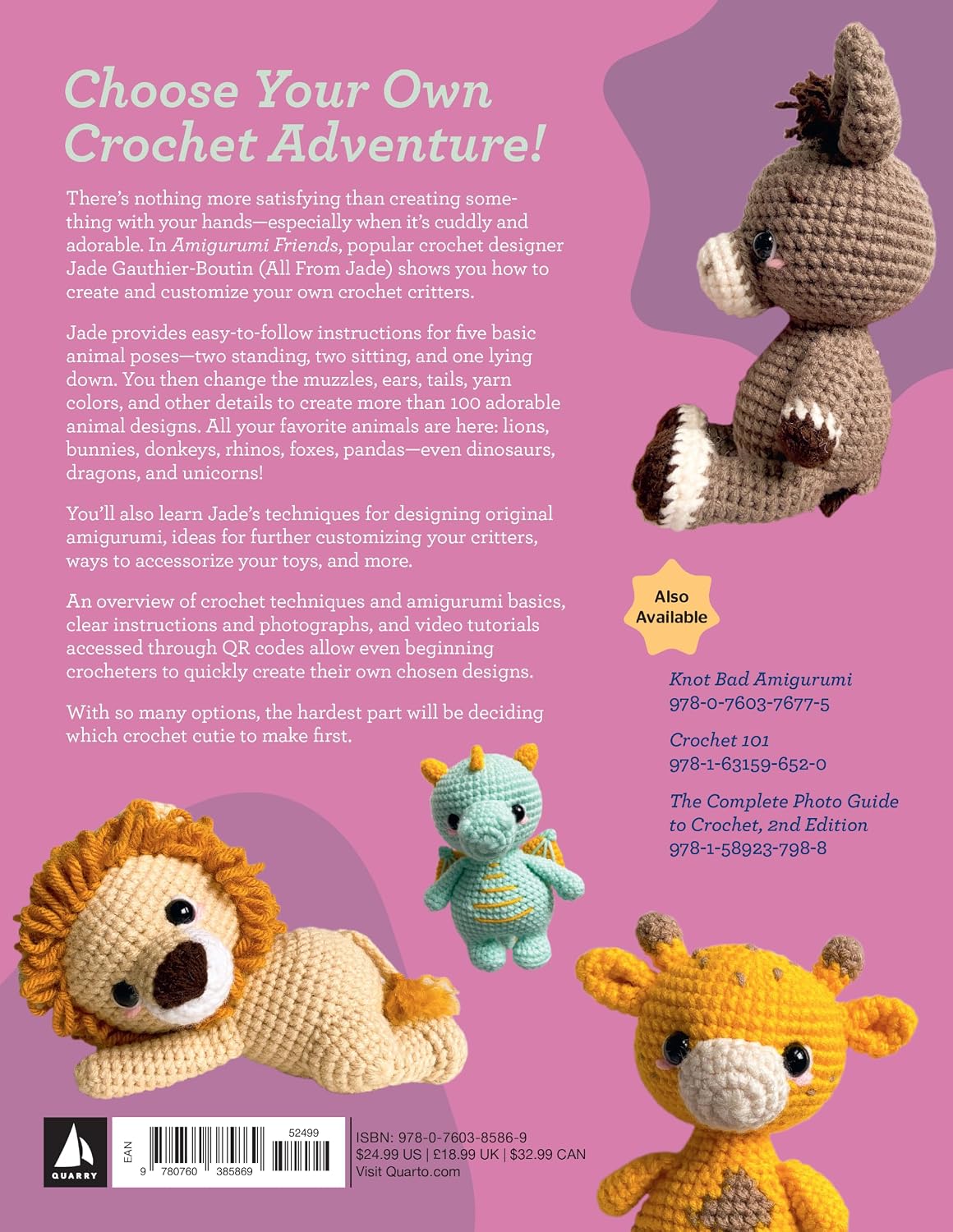 Amigurumi Friends: 20 Easy Patterns to Create 100+ Adorable Custom Crochet Critters - Explore Infinite Possibilities with Shapes, Colors, Details, and Yarns image 2