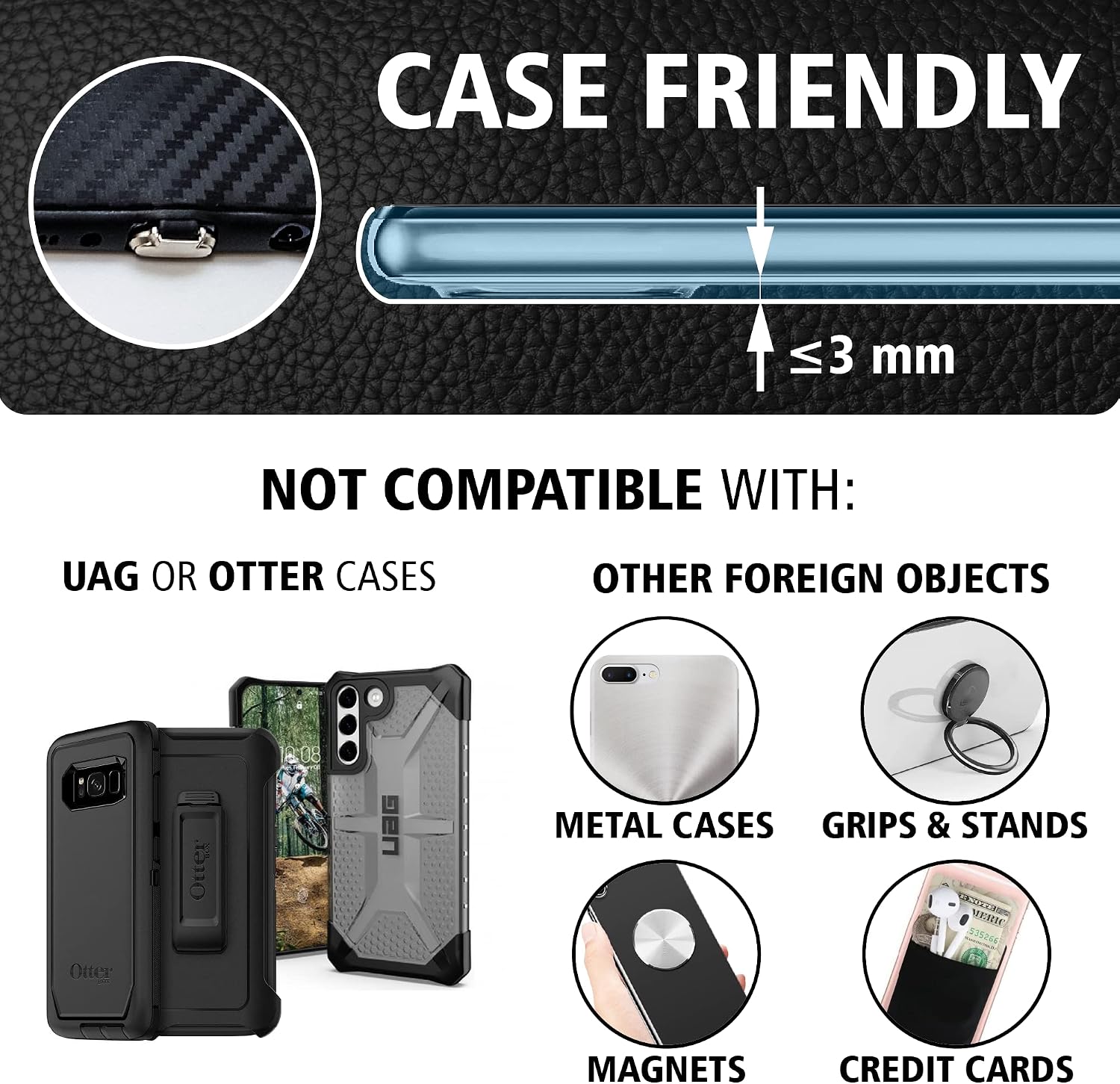 2000 Mah Qi Receiver Type C for Samsung Galaxy A Series A72 A71 A70 A60 A52 A51 A50 - Google Pixel - Qi Wireless Charging Receiver - Qi Receiver for Samsung - Wireless Charging Adapter Module USB-c