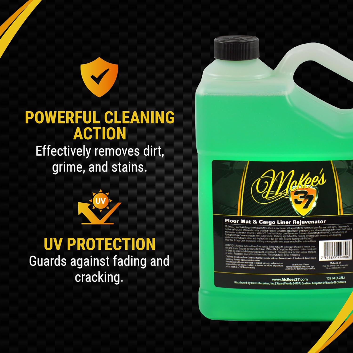 McKee's 37 MK37-361 Floor Mat & Cargo Liner Rejuvenator, 128 fl. oz