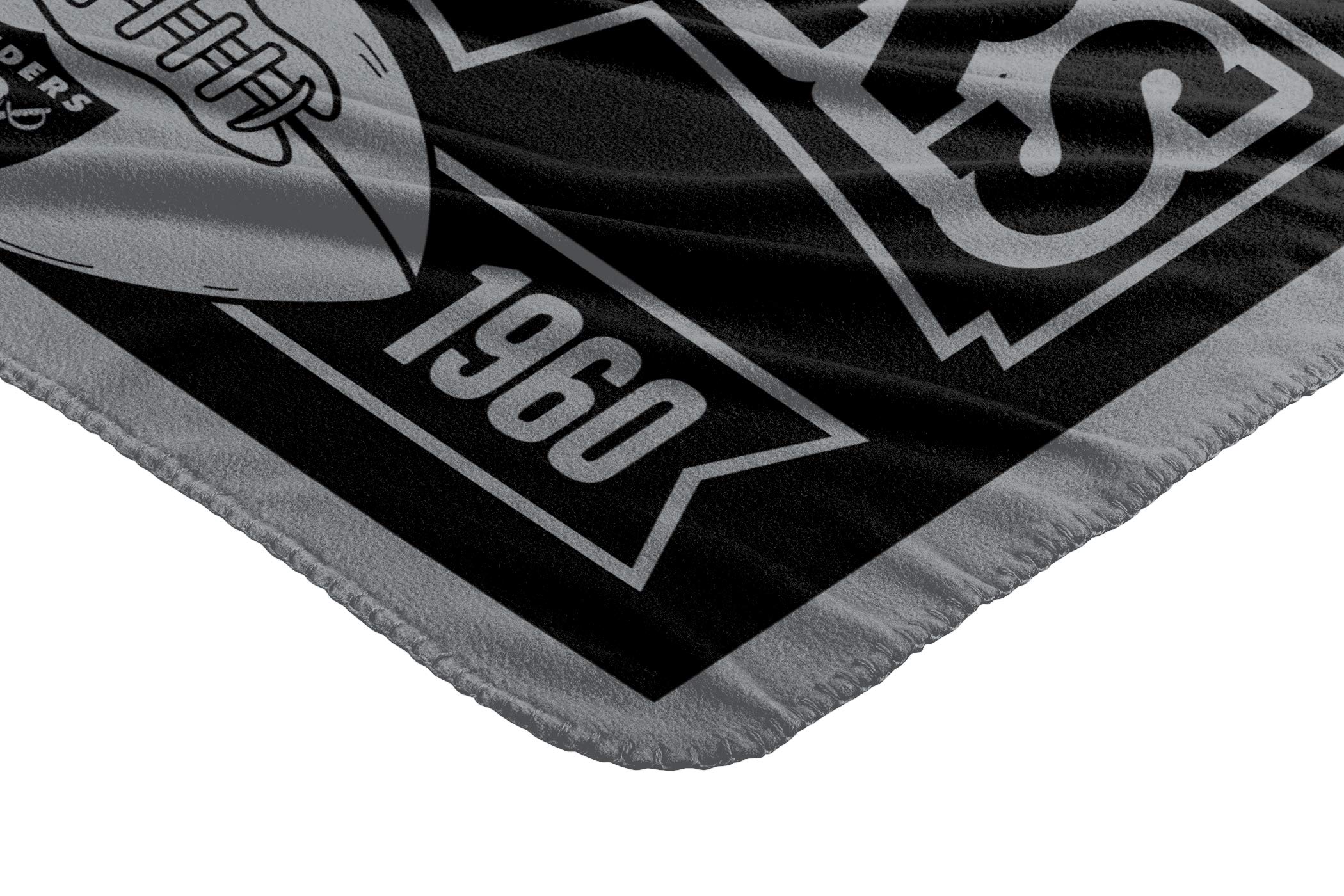 Las Vegas Raiders NFL Team Logomania XL Blanket 66x95 main image 0