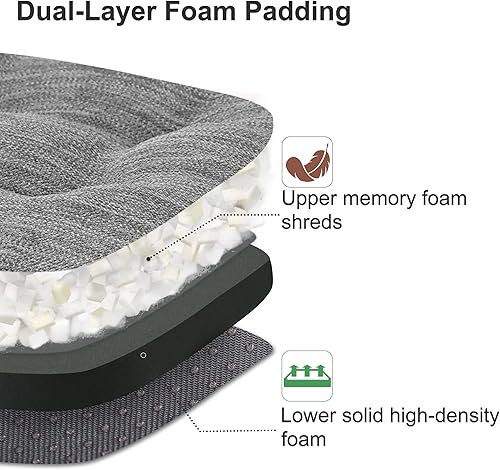 Miniatura 2 de Shinnwa Cojines para sillas de comedor, paquete de 4, cojines de asiento de cocina de espuma viscoelástica copetudos, almohadillas antideslizantes