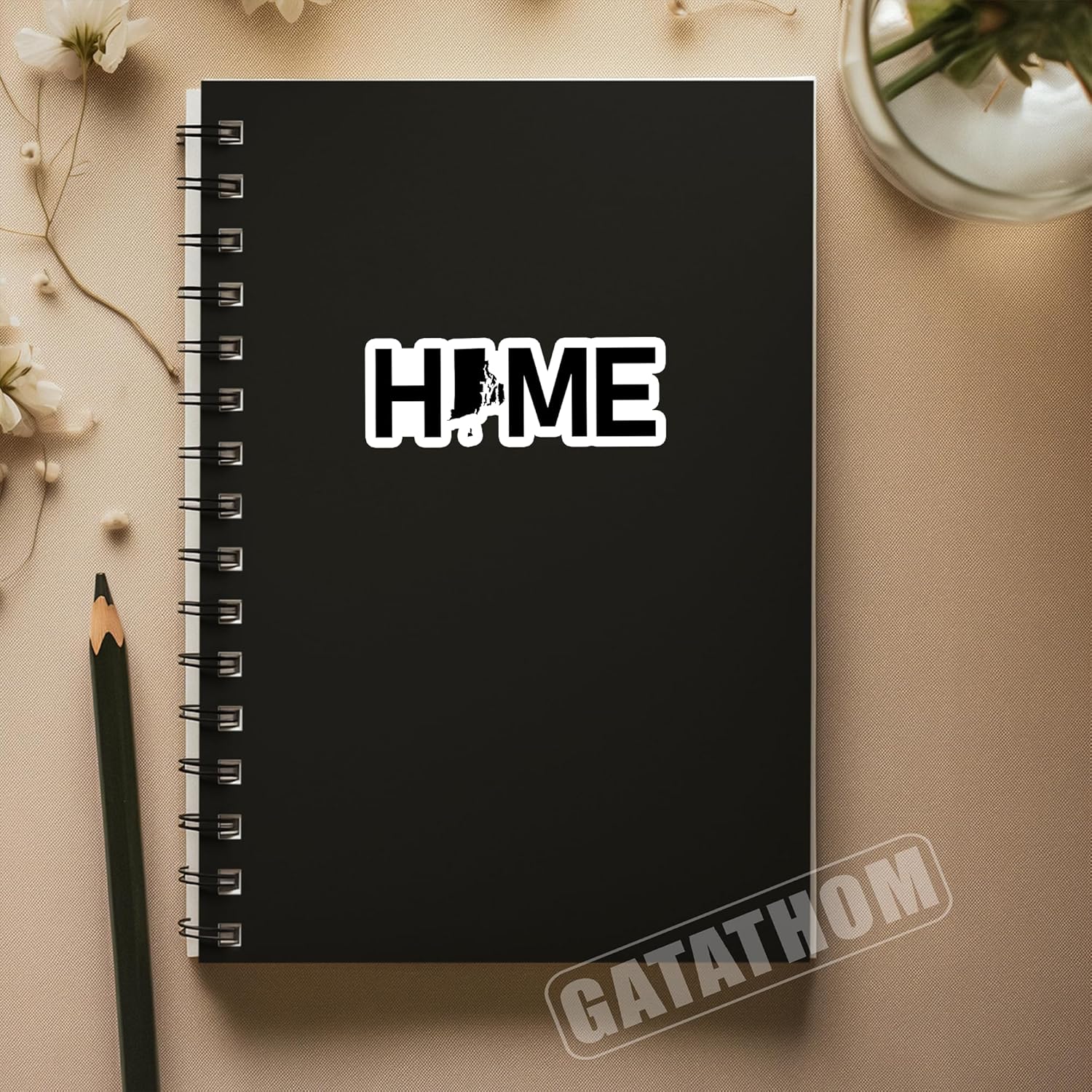 (3PCS) Rhode Island Sticker – Rhode Island Home Map Waterproof Vinyl US State Decal for Water Bottles, Laptops, Scrapbooking, Travel Gift, Local Pride, 3 x 1 inch - Image 5