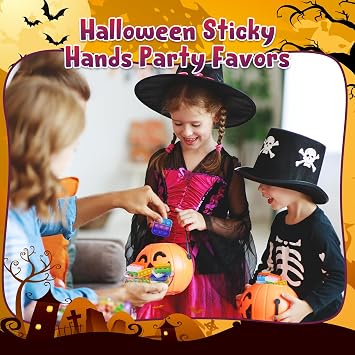 Kids Party Favors Fidget Toys Bulk 30 Pack Mini Pop Fidget Keychain Its Halloween Birthday Party Favors for Kids 4-8,8-12 Small Classroom Prizes It Halloween Goodie Bags Stuffers