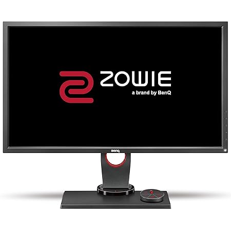 BenQ XL2430T 61 cm (24 Inch) LED Monitor (144 Hz, Full HD, Eye-Care, HDMI, DVI, VGA, USB, 1ms Response Time) Black/Red