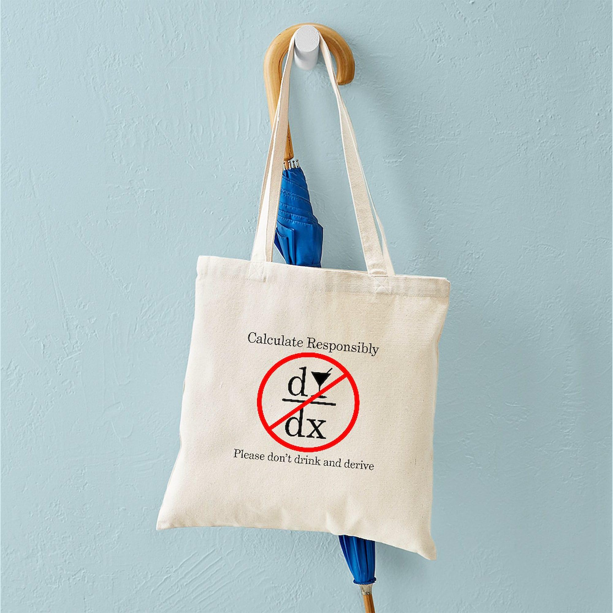 CafePress 'Good Wine' Natural Canvas Tote Bag - Reusable Shopping Bag, Two Size Options - View #6