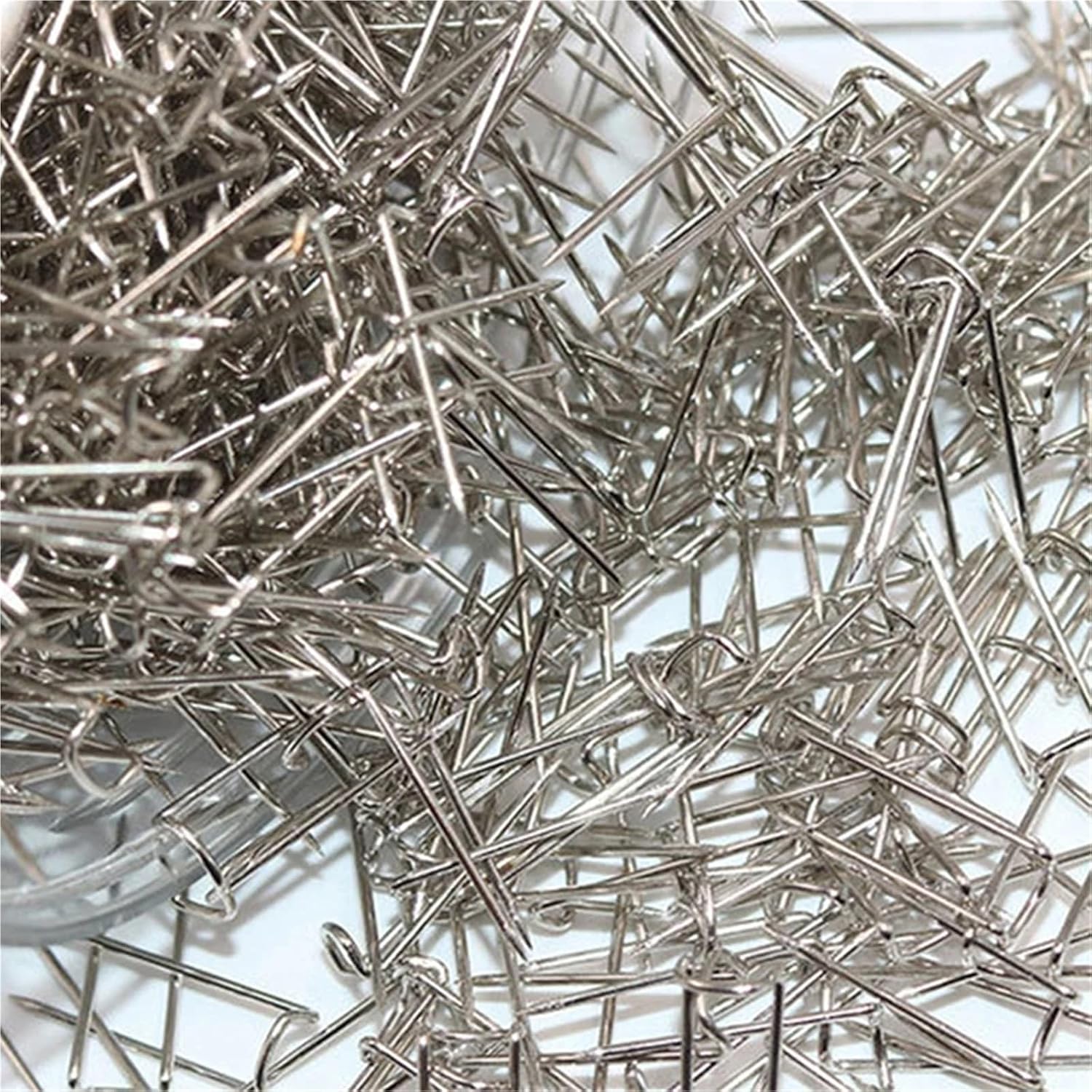 U-Pins Metal Pins Silver U-Pin for Jewelry Display Quilt Applique Dressmaker Sewing Needle Accessories(200pcs)