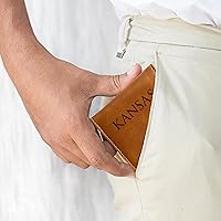 Vista 3 de Rico Industries Carteras grabadas con láser de la NCAA Kansas Jayhawks, Marrón, Classic