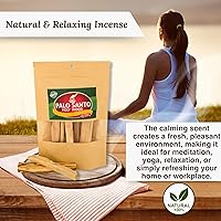 Vista 2 de Palitos de incienso Hanan Palo Santo Incienso 2.47 oz o 2.5oz de Incienso Palo Santo Palosanto Bursera Graveolens Corte Artesanal Varilla