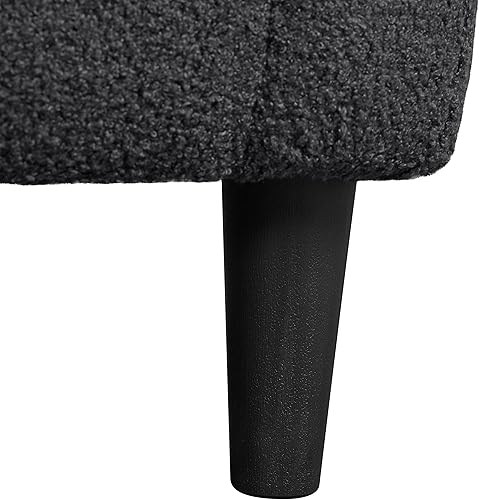 Miniatura 104 de Topeakmart Silla decorativa de terciopelo, cómoda y moderna silla de club de terciopelo con reposabrazos y patas resistentes para sala de Azul