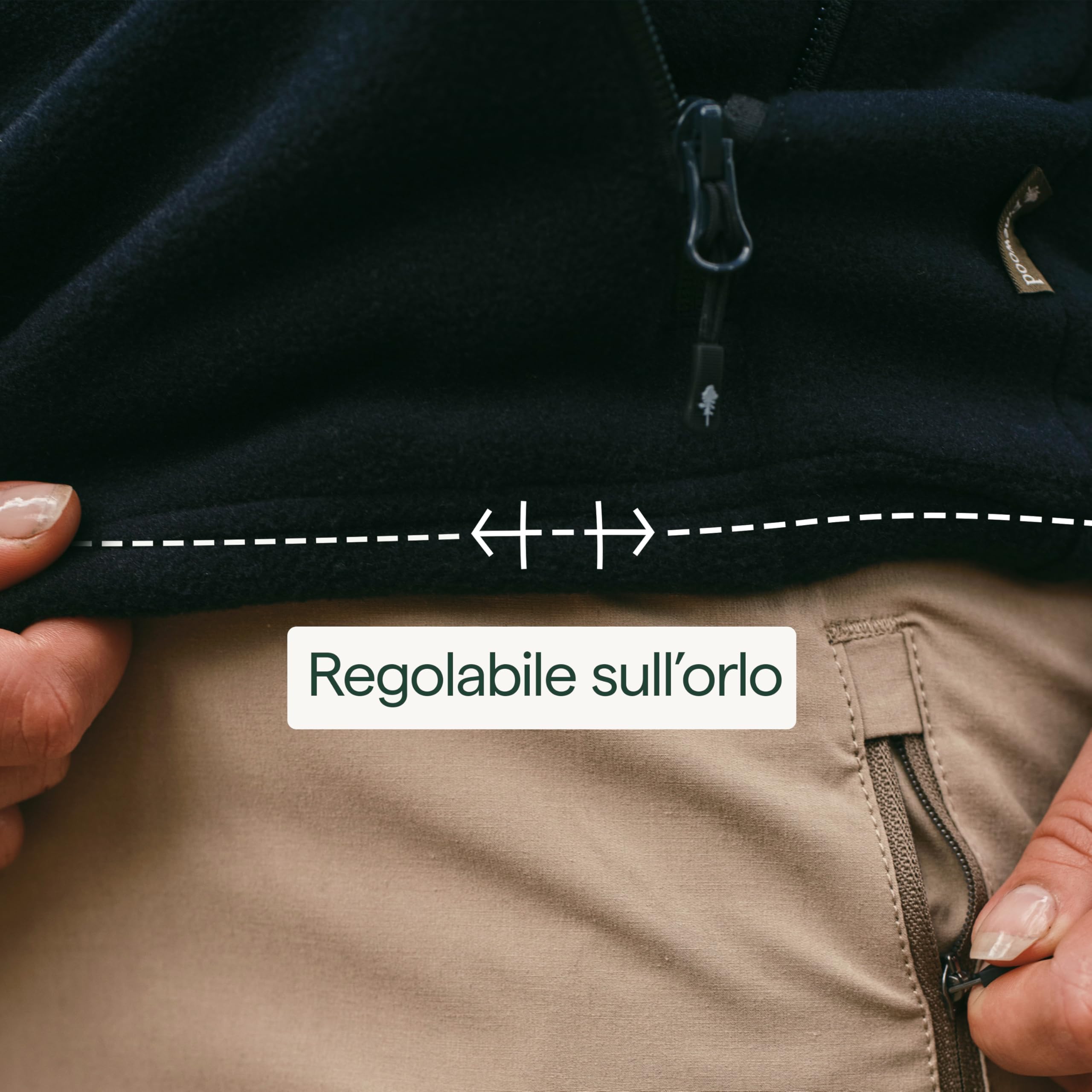 Pinewood Felpa Pile Donna con Zip, Realizzata al 100% con Materiali Riciclati, Ideale per Caccia e Attività All’aperto