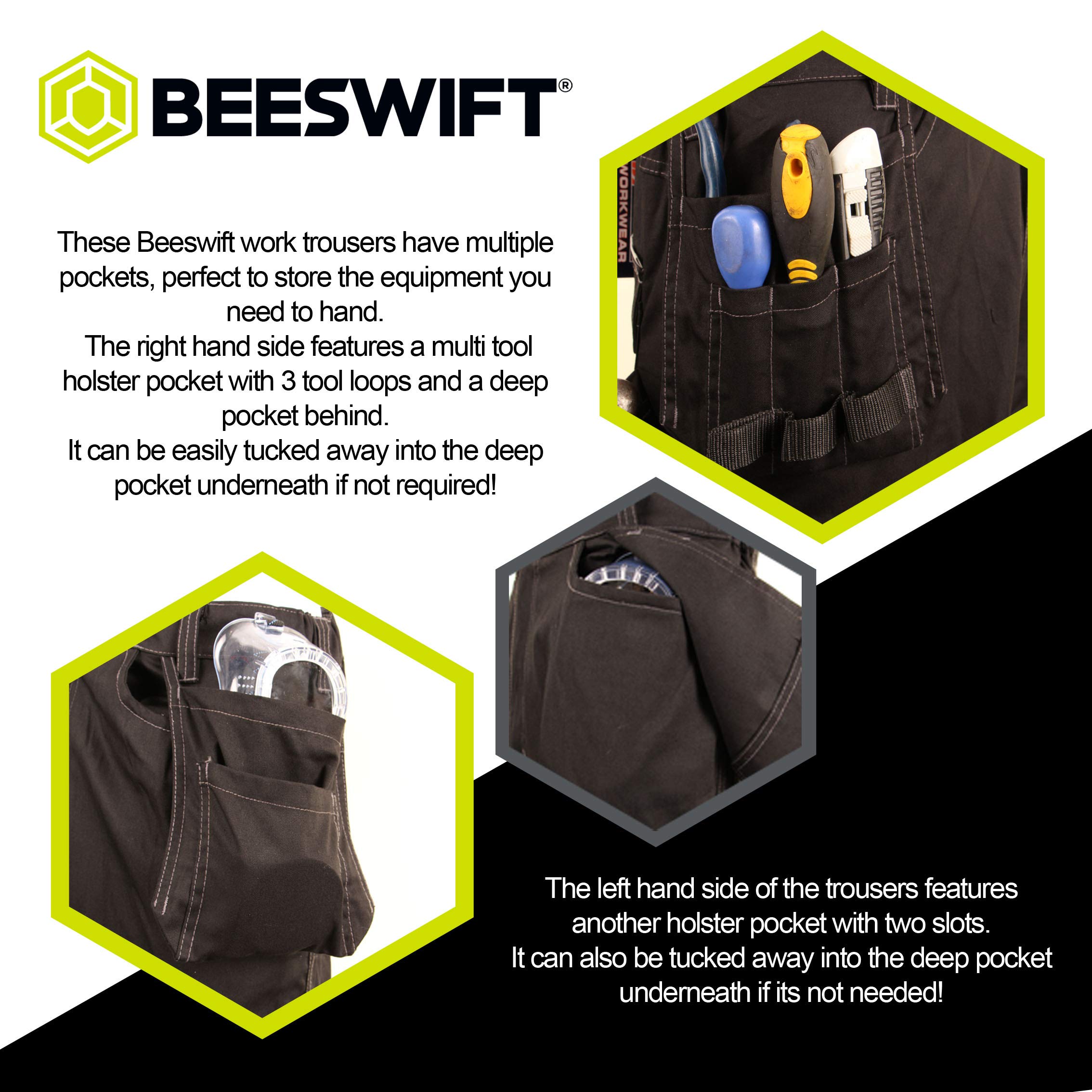 B-Click Workwear shawbury Pantaloni multitasche