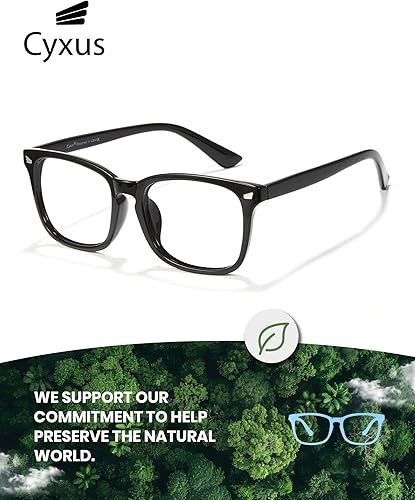 Miniatura 10 de Cyxus Gafas de luz azul para hombres y mujeres reducen la fatiga ocular con bloqueo UV para pantalla de computadora