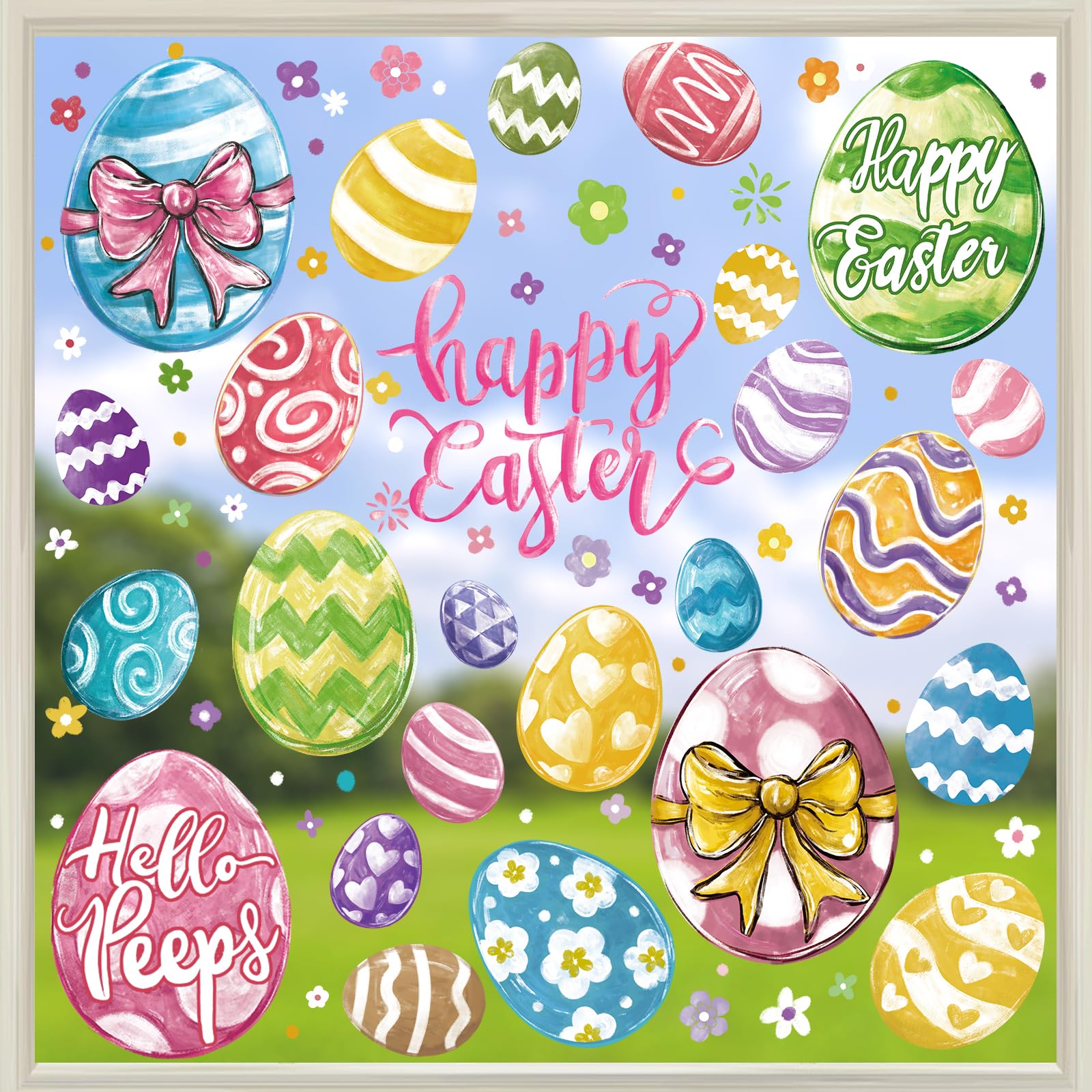 Locker.Ink | Elevate Your Spring Decor with These Easter Essentials DIYDEC Window Clings