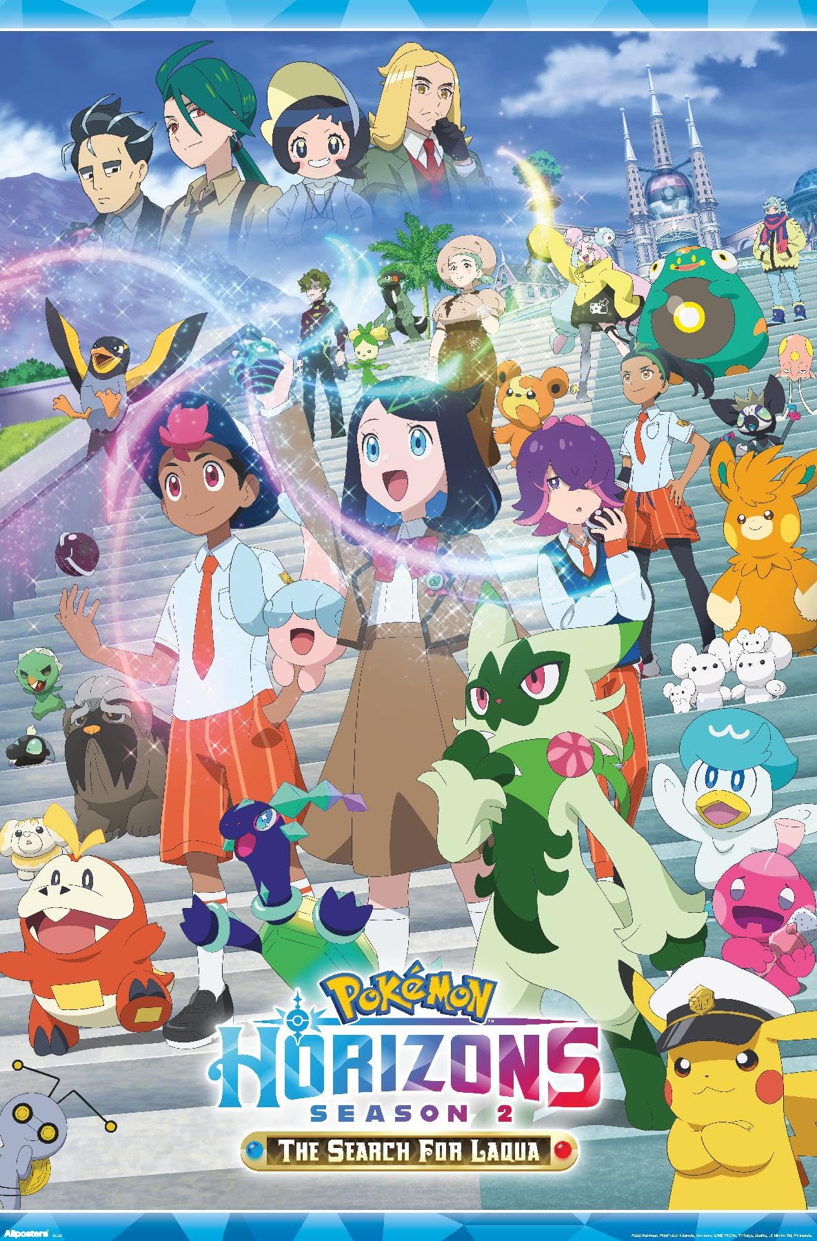 Amazon.com: Pokémon Horizons: Season 2 - Key Art Wall Poster, 22.4