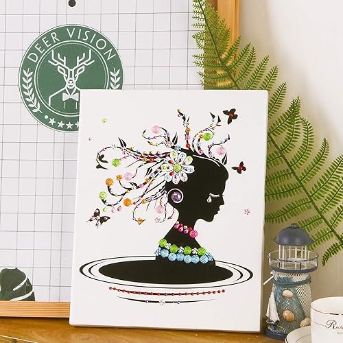 Miniatura 3 de Más de 1200 calcomanías autoadhesivas, 14 hojas de calcomanías de diamantes de imitación para manualidades, 8 formas brillantes para festivales de