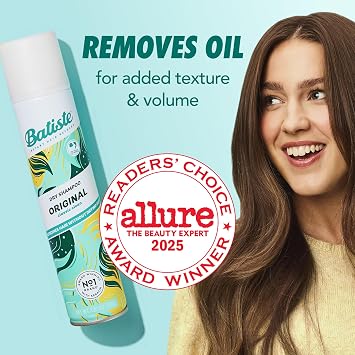 Batiste Dry Shampoo, Waterless shampoo, Original, 3.81oz, Pack of 3