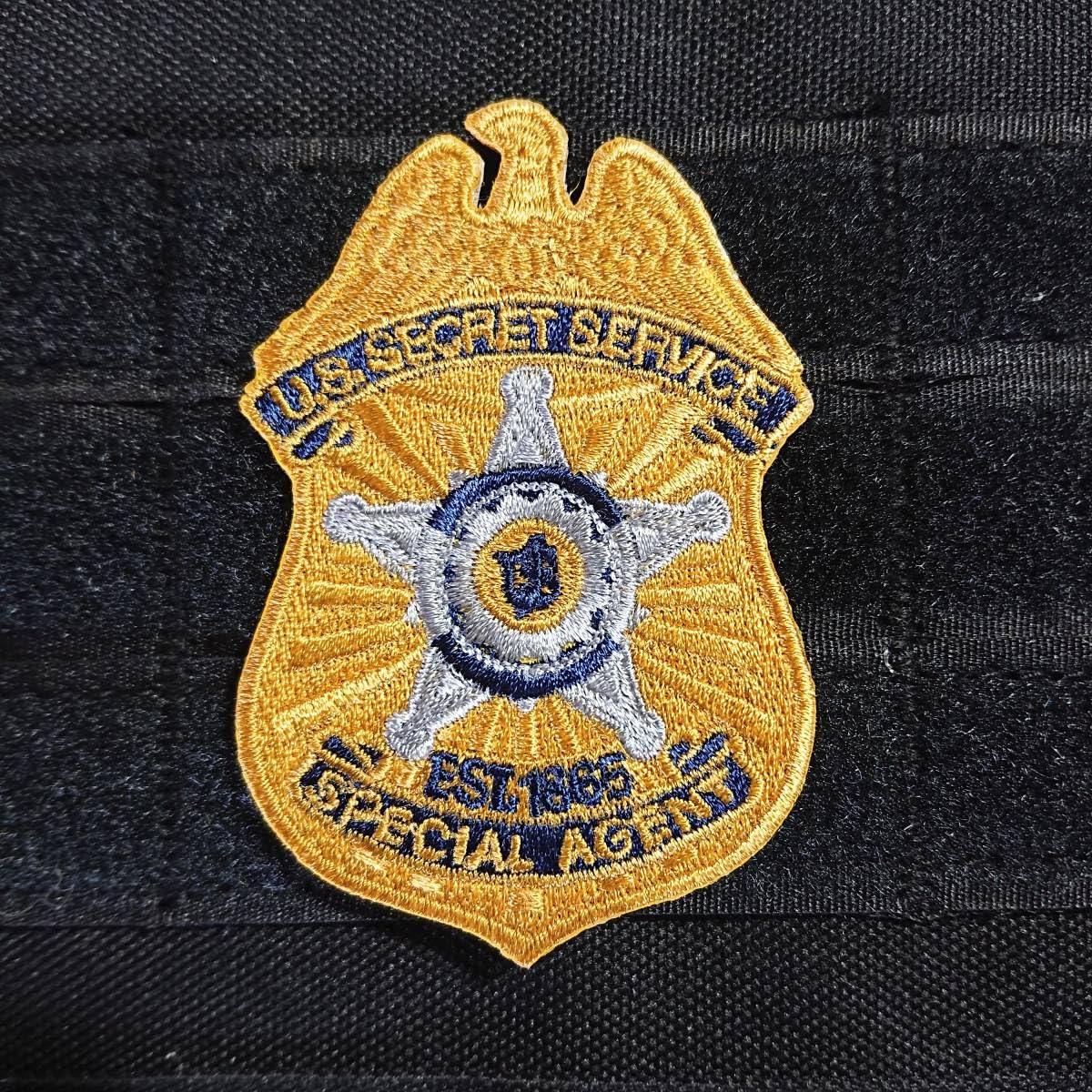 Amazon.co.jp: Secret Service Police Badge Patch : Toys & Games