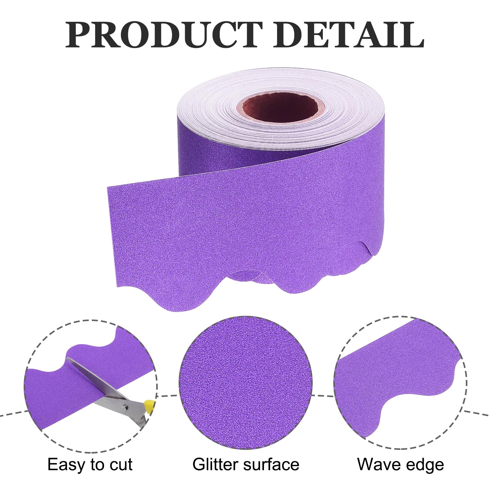 PATIKIL Glitter Bulletin Board Border - Image 3