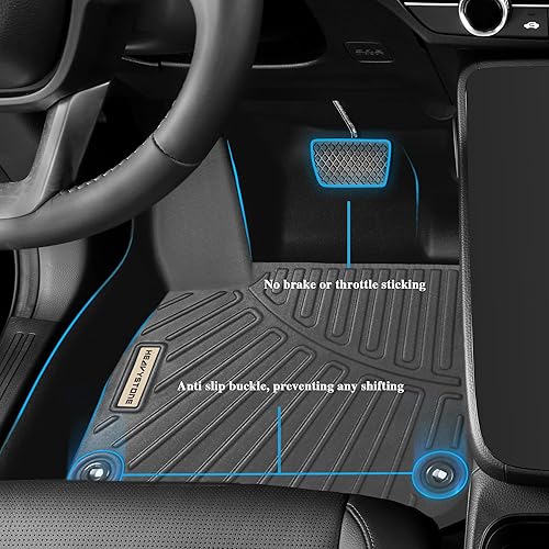 Miniatura 2 de Alfombrillas delanteras y traseras para Chevrolet Trax 2024, protección para todo tipo de clima, TPE impermeable 2024 Chevrolet Trax 2024, 2 filas