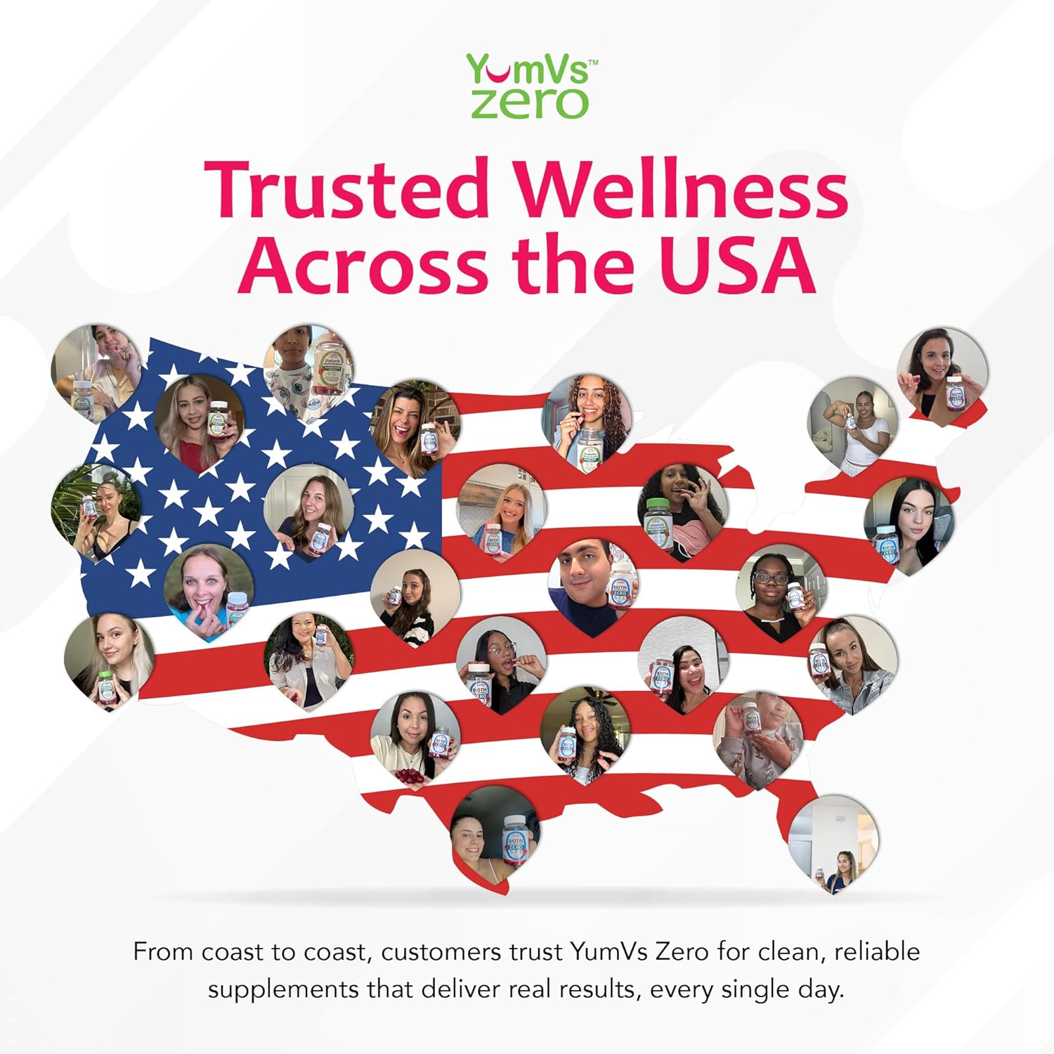 YUM-V'S Multivitamin for Women & Men – Sugar Free Multivitamin Gummies – Zero Sugar Gummy with Chromium, Thiamine & Magnesium – Keto-Friendly Daily Vitamin Gummy – Natural Raspberry Flavor – 60 Count