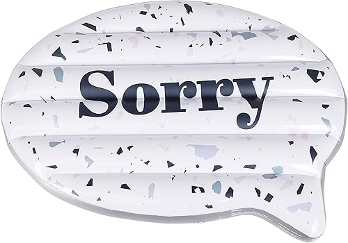 Miniatura 3 de FLOAT-EH Flotador de piscina de burbujas canadiense para adultos, flotador de doble cara, con "Eh?" y "Sorry", flotadores inspirados en el norte