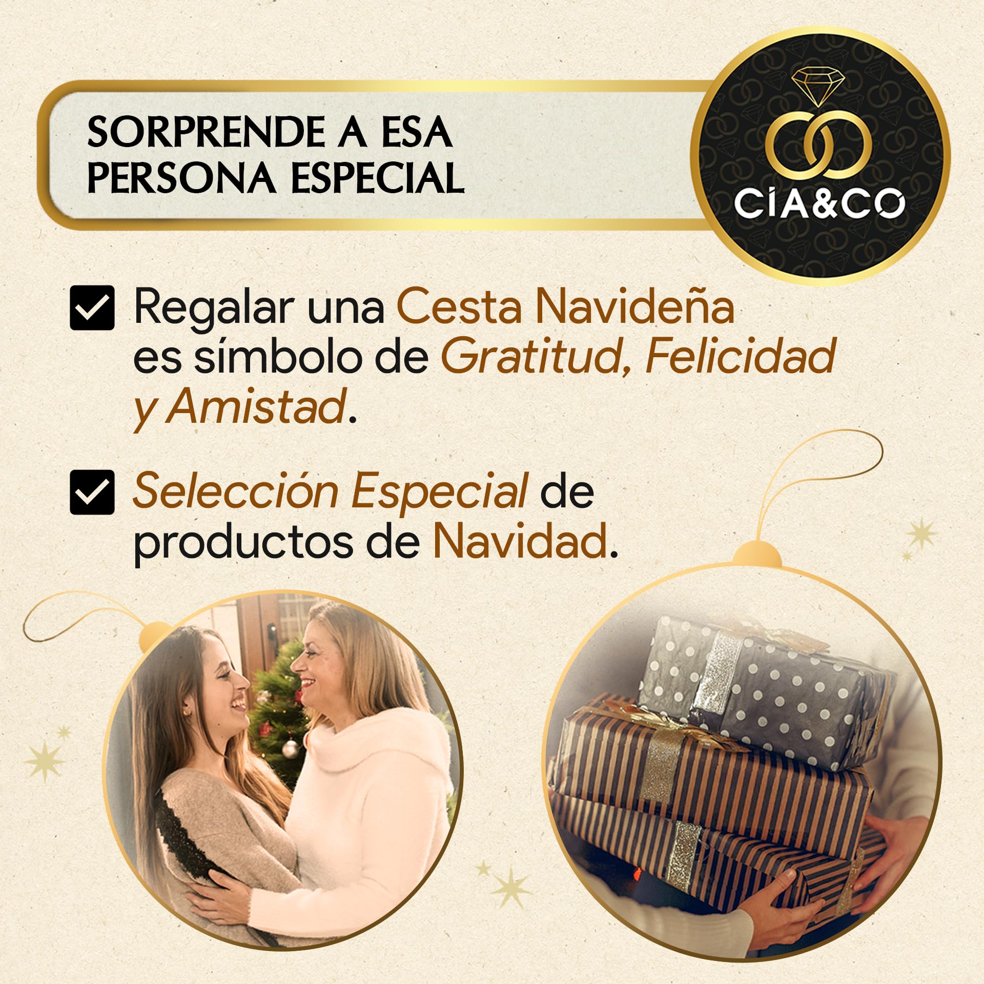 Cesta de Navidad con Ibericos de Bellota Gourmet 2025 (Lote 206) · Incluye Paleta Ibérica, Brut, Vinos Faustino, Dulces Selectos y Tarjeta Personalizable · Regalo Corporativo, Familiar o Personal