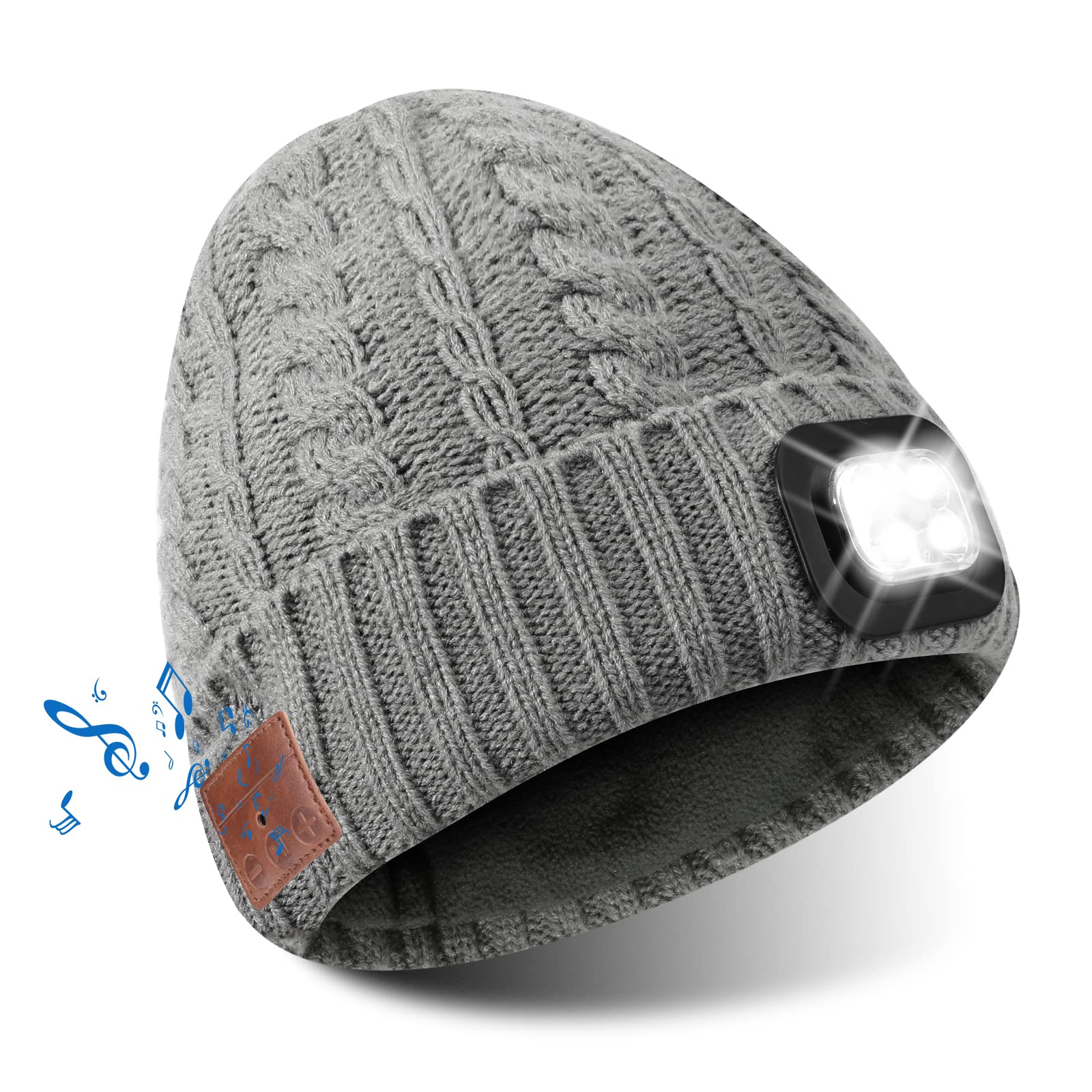 TAGVO Wireless Music Hat with Light 