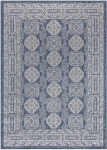 Miniatura 3 de Keen Home Design Alfombra moderna para exteriores, 8 x 10 pies, lavable para interiores y exteriores, para patio, cocina, balcón, playa, jardín,