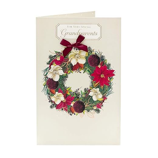 Grandparents Christmas Card - Christmas Gifts - Christmas Gift Card - Christmas Card for Couple - RHS - Royal Horticultural Society
