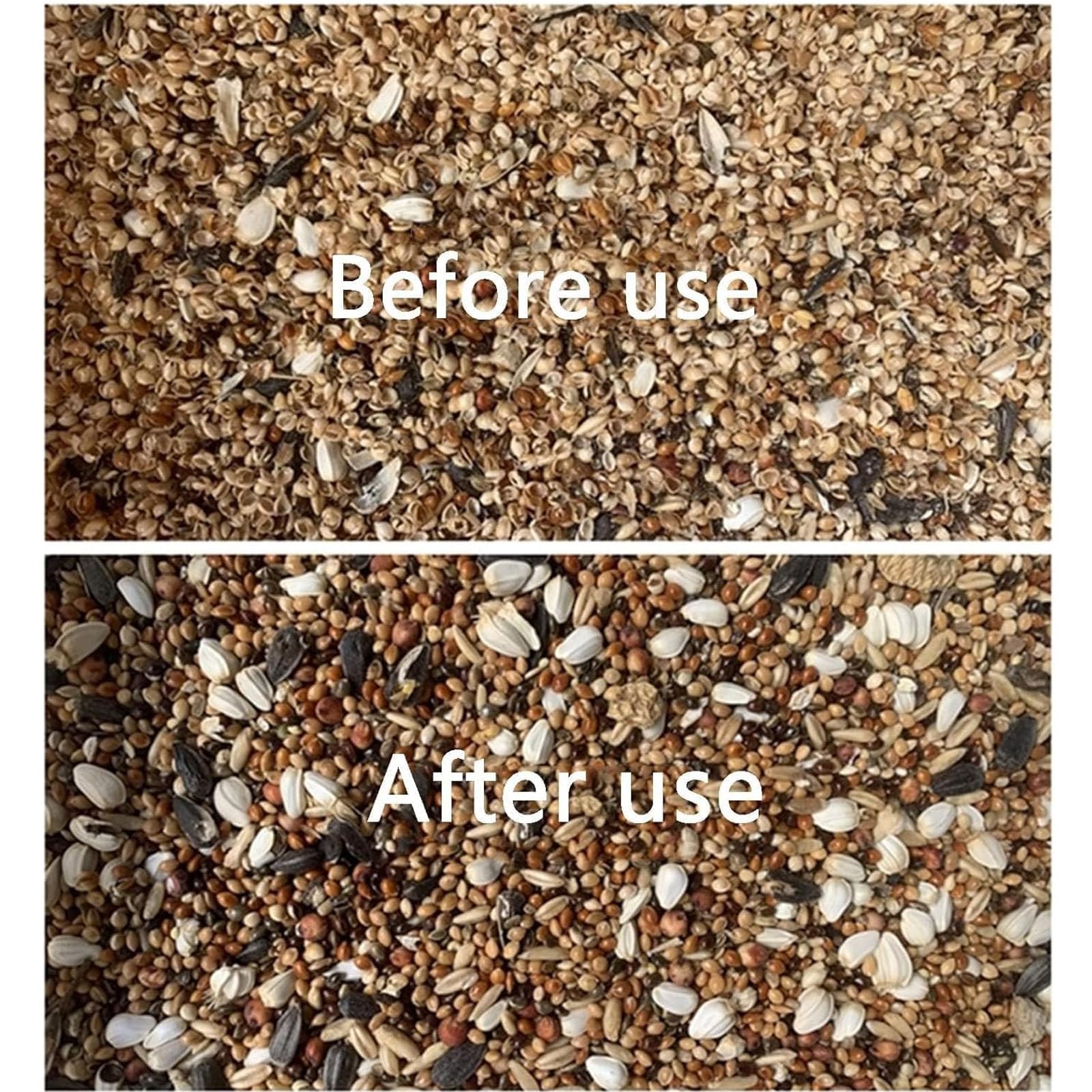 Separatore Di Gusci Per Mangimi Per Uccelli, Separatore Di Pula In Legno Con Ventola A Velocità Regolabile, Macchina Per La Pulizia Di Semi Di Miglio, Cereali Vari, Semi Di Melone E Mangimi Per